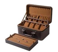 Boîte à Bijoux Portable, étui à Bijoux de Voyage, étui de Rangement à Bijoux Minimaliste et élégant à 3 Niveaux(2)