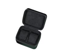 Boîte à bijoux pour montres 2 boîtes de rangement montres haut gamme, à bijoux voyage portables, organisateurs, cadeaux for hommes Rangement pour montres(Noir)