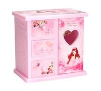 Boîte à bijoux pour petites filles - Design de musique de ballet de danse, boîte de rangement musicale, organisateur de bijoux rotatifs | Porte-bijoux mignon pour fille, parfait pour bagues, boucles d