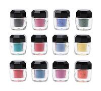 Boîte à bijoux thermochromique pratique et brillante pour ongles et cheveux