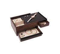 Boite à bijoux tiroir secret Stowit bois foncé