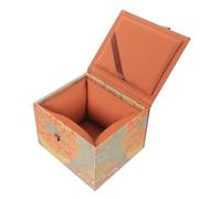 Boîte à Bijoux Vintage en Velours 5,3x4,7 Pouces | Coffret Floral avec Couvercle, pour Bracelets et Créations, Style Rétro Luxueux, Usage Festif, Noël, Saint Valentin