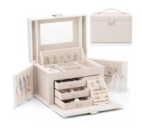 Boîte à bijoux Vlando en simili cuir