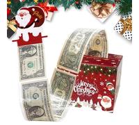 Boîte à billets de Noël, boîte à billets pour fêtes, cadeaux de fête, boîte à billets amusante, boîtes de Noël festives pour anniversaire, amoureux, famille