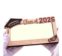 Boîte à billets pour diplômés Ornement de collection élégant pour | Boîte D'Enveloppes D'Argent Vintage 2026 Pour Étudiante Du Collège Étudiante Fils Fille