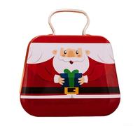 Boîte à biscuits de Noël élégante et pratique, idéale pour ranger des friandises festives (A)