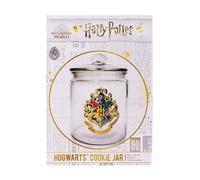 Harry Potter Paladone PP9118HP Poudlard Bocal à biscuits en verre - Accessoire de cuisine - Produit officiel, noir