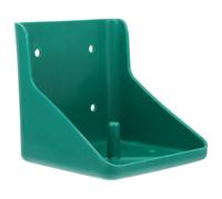Boîte à Blocs de Sel pour Chèvres, Support Mural Vert en PP | Fentes D’écoulement, Nervures Internes Relevées, Positions Fixes Multiples, Coin D’étable