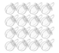 Boîte à Bonbons 24 Pièces Tétine en Plastique Transparente | Coffret Présent Compact, pour Parents-to-be et Fêtes D'anniversaire, Garde Douceurs et Petits Trésors