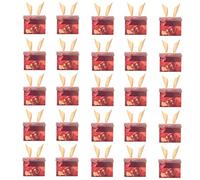 Boîte à Bonbons Carrée Style Européen Boîte-Cadeau Élégante de Fête de Mariage pour Biscuits au Chocolat Stockage de Bijoux en Carton Épais 25 Ensembles avec Ruban ("Nouvelle" fleur rétro européenne