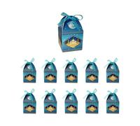 Boîte à bonbons châteaux étoiles en papier, assemblage facile, pour les liens parents-enfants lors des réunions de famille, boîte d ' emballage de bonbons
