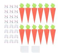 Boîte à bonbons de Pâques en forme de carotte, 18 x 5 x 5 cm, boîtes de Pâques en forme de lapin, porte-friandises festives, design léger, pour, adolescents et adultes