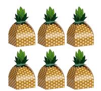 Boîte à Bonbons en Papier Kraft 50 Pièces Ananas Créative