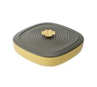 Boîte à bonbons Plat à bonbons, plateau à grignoter avec couvercle, plateau à collations avec 5 compartiments, plateau à fruits secs en plastique, plateau à apéritif (couleur : blanc) ( Color : Unique