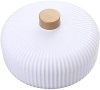 Boîte à bonbons, plateau de service de collations, plateau à 3 grilles avec couvercle, boîte de rangement indépendante for noix, bonbons, fruits, for un usage quotidien (couleur : C) (couleur : H) (S