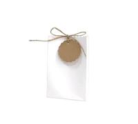 Boîte à bonbons, sac en papier kraft à faire soi-même, bijoux, biscuits, cadeaux de mariage, emballage alimentaire, décoration de fête d'anniversaire, sacs kraft
