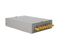 Boîte à bornes for Fibre Optique 2/8 Ports, entièrement équipée avec Adaptateur monomode SC FC LC St, boîte en Queue de Cochon, 2 cœurs 8/16 cœurs(2pcs-02)