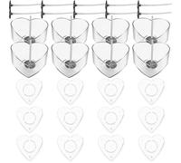 Boîte à Bougies Cœur en Plastique Réutilisable pour Amis DIY | Moule Cœur, Récipient pour Bougie Artisanale, Salon, Chambre, Bureau, Coffret Créatif
