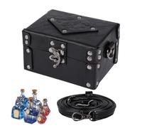 Boîte à bouteille de potion, costume médiéval avec sangle réglable, boîte avec 12 fioles de potion, pour femmes, hommes, adultes, adolescents, fête sur scène, photographie, école, événement