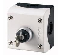 Boite à bouton poussoir - EATON - 1O 1F - IP67 - Filaire - Blanc