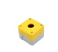 Boîte à boutons jaune XB4, trou 12345, boîtier de commande anti-poussière, ouverture d'installation 22 mm, accessoires de commutation