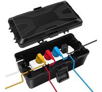 Boîte à Câbles étanche Boîte électrique étanche, Protection Prise Electrique Exterieure Etanche IP54 pour Rallonge, Prises de Jardin, Minuterie Extérieure (8.8 x 4.3 x 2.75 in)