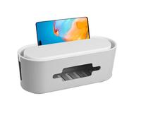 Boîte à câbles - Organisateur de câbles de bureau créatif de 11,5 cm | Boîte de gestion des câbles anti-choc électrique de capacité | Support de prise et de câble ABS robuste pour une
