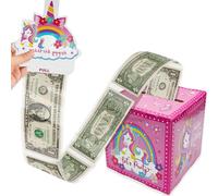 Boîte à Cadeaux Surprise pour l'argent, Boîte à Cadeau Joyeux Anniversaire, Carte d'anniversaire à Tirer DIY, Diy Boîte à Cadeau d'Anniversaire Boîte à Cadeau Pour Amis Enfants Et Adultes, Licorne