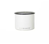AirScape Boite Conservatrice en Inox | Hermétique | Couvercle en Verre | Blanc Mat | Volume 0,9L - Contenance 250 g |