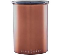 Planetary Design Airscape Boîte à café en acier inoxydable | Boîte de conservation pour aliments | Couvercle hermétique breveté | Conservation de l'air excessif de fraîcheur alimentaire (moyen,