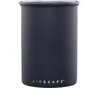 Planetary Design Airscape Boîte de conservation pour café et aliments - Couvercle hermétique breveté pour préserver la fraîcheur des aliments, acier inoxydable, (taille moyenne, noir mat)