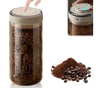 Boîte à café avec couvercle sous vide, 500 g, hermétique, récipient à grains de café de 1,7 l, avec valve d'évacuation et affichage de la date, hermétique pour thé, noix, cacao, reste frais plus