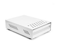 Boîte à Café de Tiroir Récipient de Marc de Café en Acier Inoxydable Heurtoir à Café à Expresso avec Tiroir (Blanc)