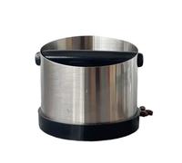 Boîte à café expresso antidérapante avec anneau en caoutchouc et bac biseauté en acier inoxydable(Oblique port 650ml)