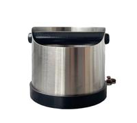 Boîte à café expresso antidérapante avec anneau en caoutchouc et bac biseauté en acier inoxydable(Round mouth 700ml)