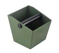 Boîte à café for la maison | 800 ml, ABS, barre de frappe amovible, robuste, compact(Square-Black)