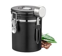 Boîte à café - Récipient de rangement pour café | Boîtes à café avec couvercles hermétiques | Mesure de cuillère et de dattes Bocal alimentaire connecté pour sucre salé - Céréales Candy W