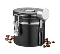 Boîte à café - Récipient de rangement pour café | Boîtes à café avec couvercles hermétiques | Mesure de cuillère et de dattes Bocal alimentaire connecté pour sucre salé - Céréales Candy W