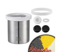 Boîte à café scellée en acier inoxydable 900 ml