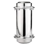 Boîte à capsules temporelles, conteneur de stockage en acier inoxydable scellé dans le temps for enterrer la durabilité Verrouillage Futur présent Cadeaux généalogie(8.8 * 20cm)