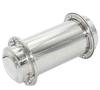 Boîte à capsules temporelles, conteneur en acier inoxydable durability, verrouillage hermétique, stockage futur présent, 5 tailles(10 * 26cm)