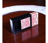 Boîte à cartes de luxe pour disparaître tours de magie, étui à cartes disparaissant Magic Close Up Illusions Gimmicks Mentalisme Props