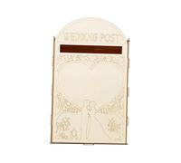 Boîte à Cartes de Mariage en Bois décorative Rustique for Mariage, boîte aux Lettres, boîte aux Lettres for réception, fête, Douche Nuptiale(Style B)