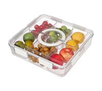 Boîte à casse-croûte - PP, plateaux à sandwich, rangement catégorie pour cuisine et réfrigérateur | Organiseur alimentaire multi-compartiments, plateaux de restauration recyclables pour la maison, le