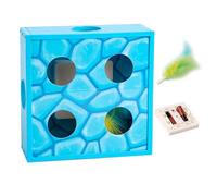 Boîte À Casse-Tête Pour Chat | Jeu De Divertissement Interactif Et Automatique,Jouets De Puzzle Interactifs Pour Chats | Pour Anniversaire Intérieur Jeu Autonome Extérieur Parc Salon Lutter Contre L'E