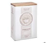 Paris Prix Boîte à céréales Signature métal 4 L crème