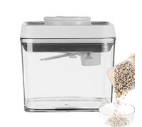 Boîte à Céréales | Boîte de Conservation pour Grains avec Couvercle, Étanche Empilable pour Riz Café Thé en Vrac Aliments pour Animaux Bonbons Organisation Placard