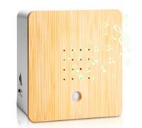 Boîte à chant des oiseaux : boîte à détecteur de mouvement pour le chant des oiseaux - Boîte à sons naturels - Chant d'oiseau - Chant d'oiseaux relaxant - Boîte à sons d'oiseaux avec support mural