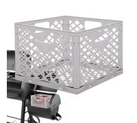 Boîte à Charbon de Bois en Acier Inoxydable - Accessoires de Barbecue durables - Haute Performance - Fumeur - Outil de Chauffage résistant à la Rouille en Plein air - Alimentation de