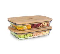 Boîte à charcuterie avec couvercle en bambou